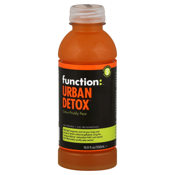 slide 1 of 1, function Urban Detox, Citrus Prickly Pear, 16.9 oz