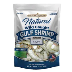 Premier Gold® frozen wild caught shrimp