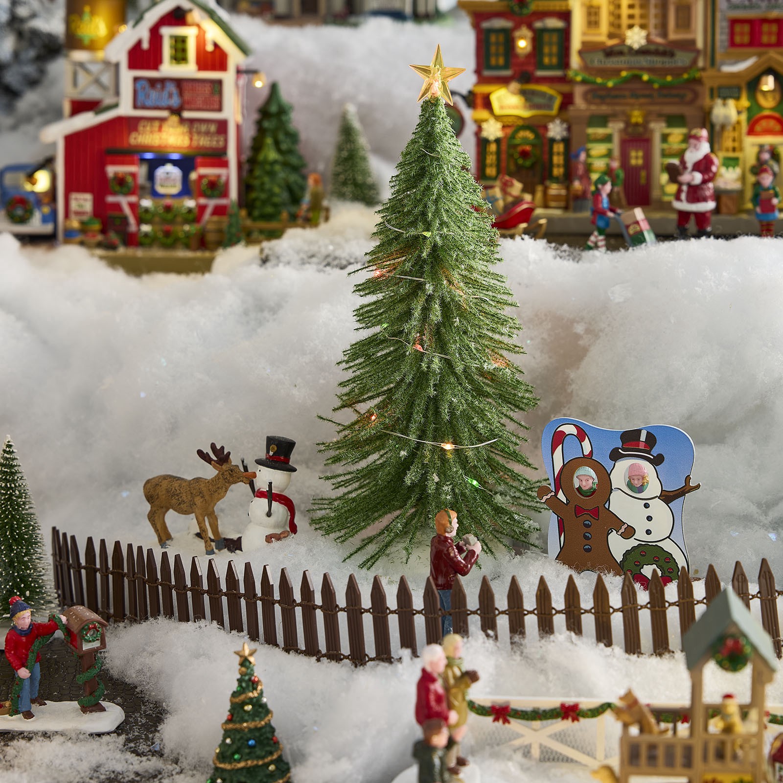 slide 3 of 3, Lemax Frosty Photo Op Figurines Set, 3.31 in x 5.12 in x 1.5 in