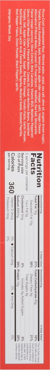 slide 13 of 14, Blackbird Pepperoni Plant Based Pizza, 14 oz