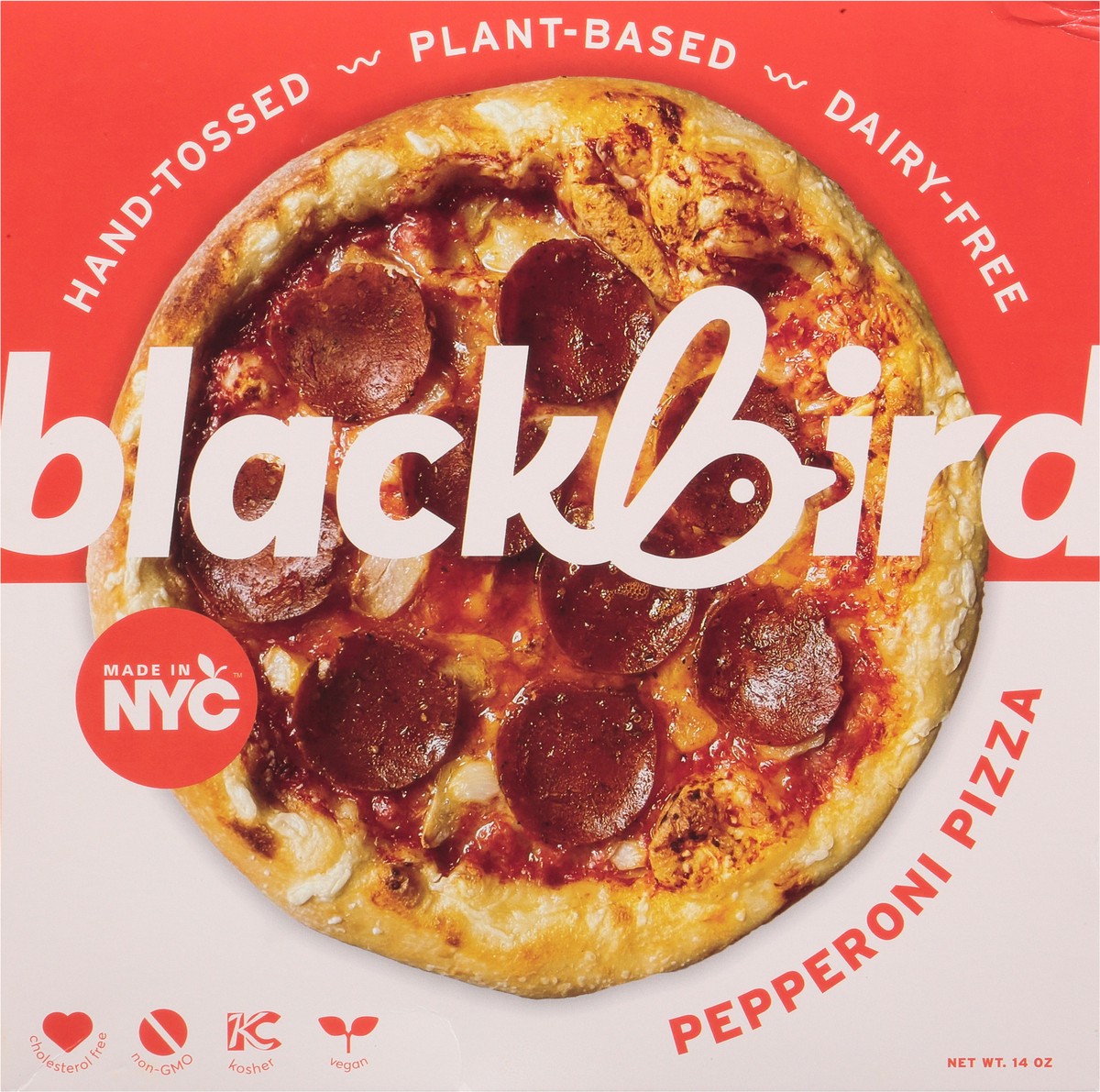 slide 9 of 14, Blackbird Pepperoni Plant Based Pizza, 14 oz