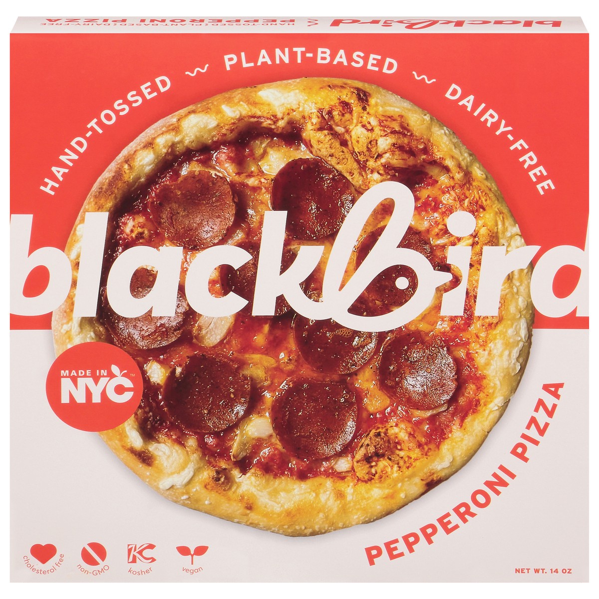 slide 11 of 14, Blackbird Pepperoni Plant Based Pizza, 14 oz