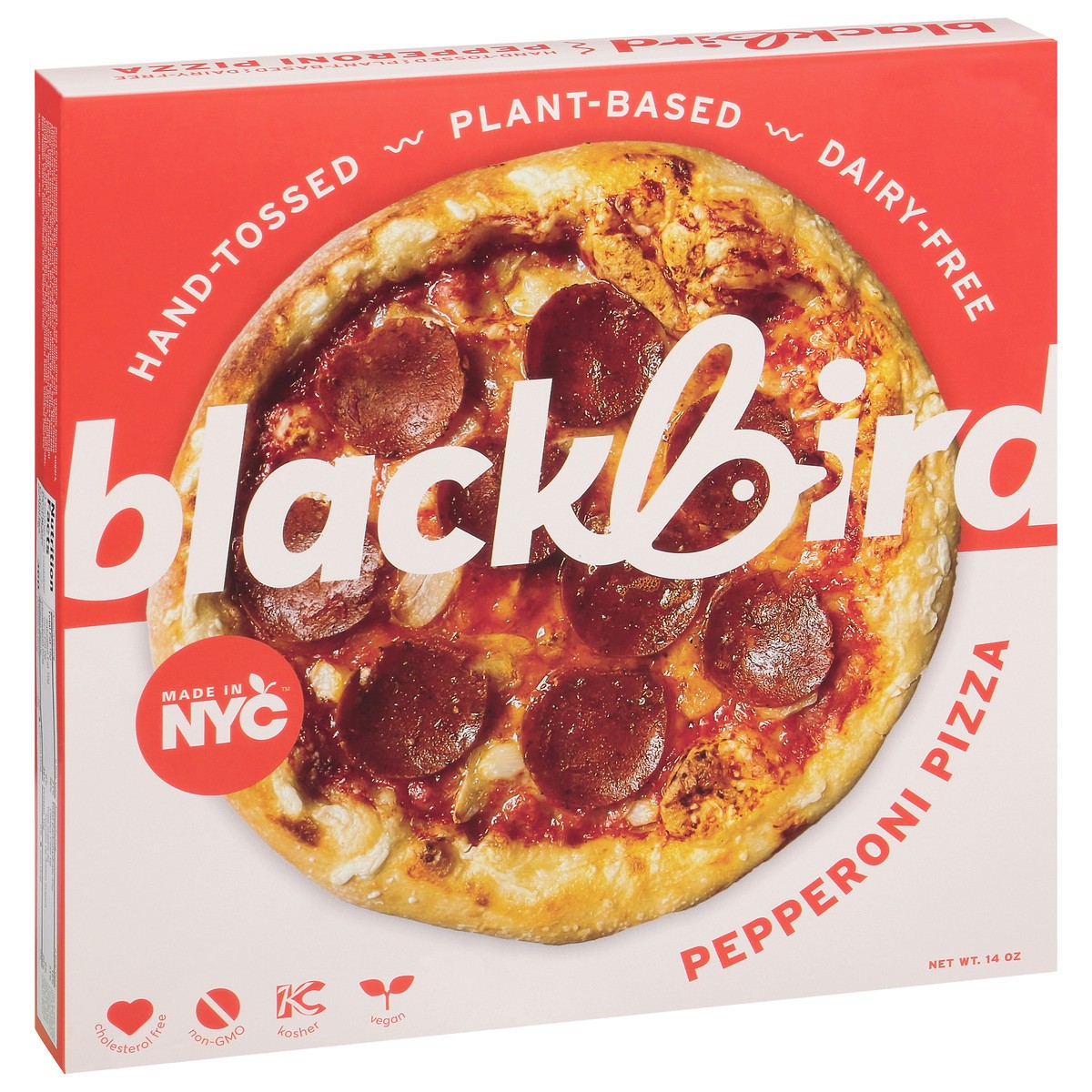 slide 3 of 14, Blackbird Pepperoni Plant Based Pizza, 14 oz