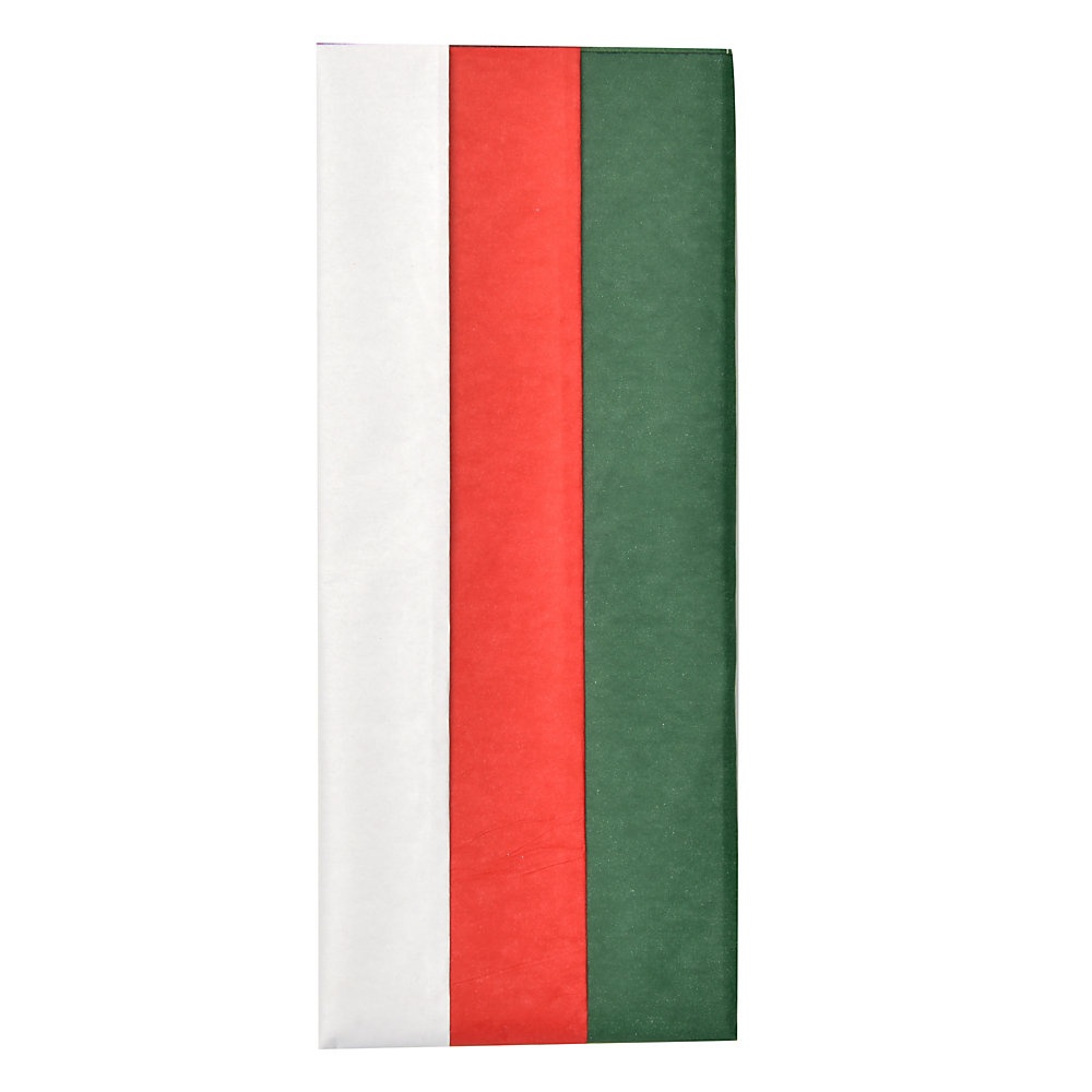 slide 1 of 3, Gartner Studios Seasonal Tissue Paper, 25'' X 20'', Multicolor Holiday, Pack Of 6 Sheets, 6 ct