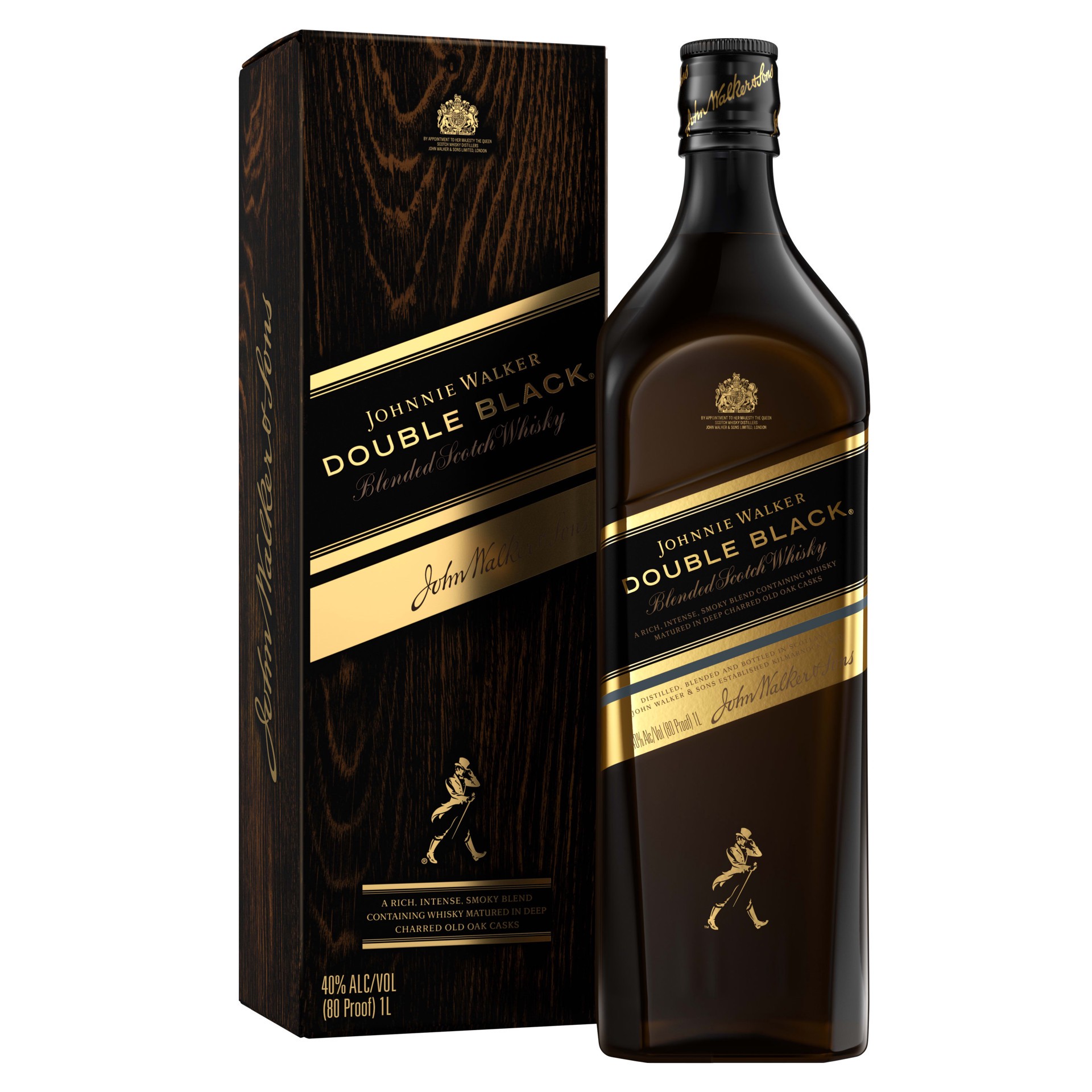 slide 6 of 6, Johnnie Walker Double Black Label Blended Scotch Whisky, 1 liter