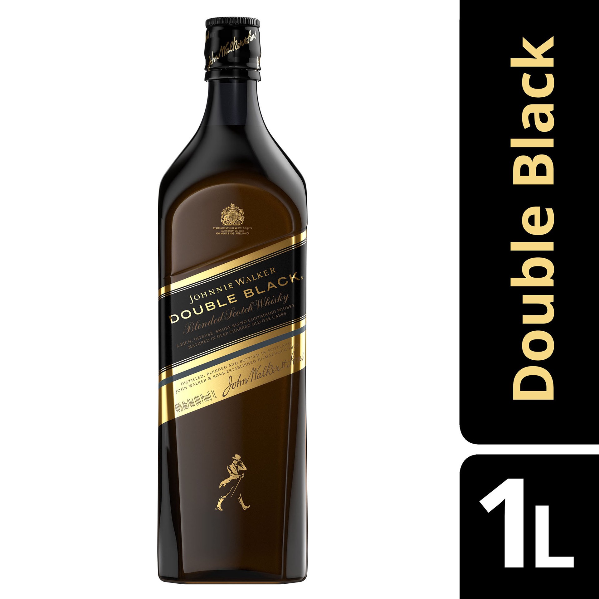 slide 5 of 6, Johnnie Walker Double Black Label Blended Scotch Whisky, 1 liter