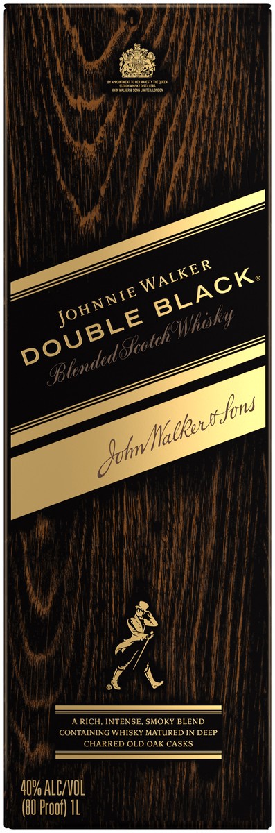 slide 1 of 6, Johnnie Walker Double Black Label Blended Scotch Whisky, 1 liter