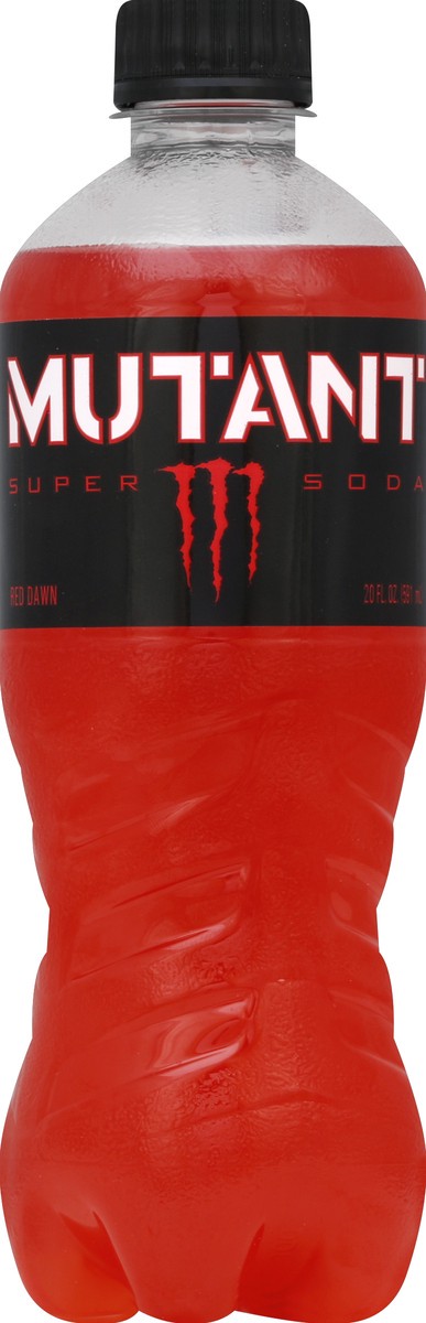 slide 4 of 4, Monster Energy Mutant Red Dawn Super Soda - 20 fl oz, 20 fl oz