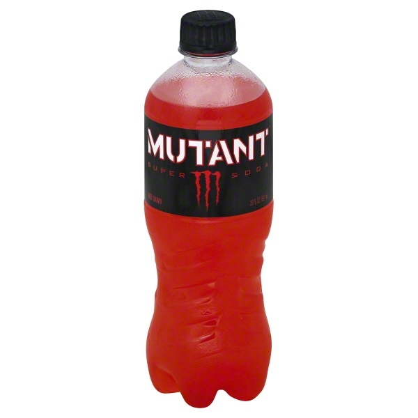 slide 1 of 1, Monster Energy Mutant Red Dawn Super Soda, 20 fl oz