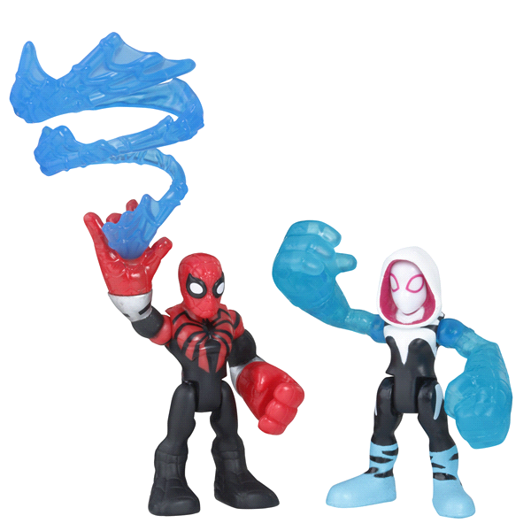 slide 1 of 1, Playskool Heroes Marvel Super Hero Adventures, Collectible 2.5 Action Figures, Toys for Kids Ages 3 and Up, 2 ct