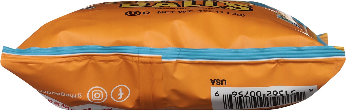 slide 11 of 14, The Good Crisp Company Cheddar Cheese Balls 4 oz, 4 oz