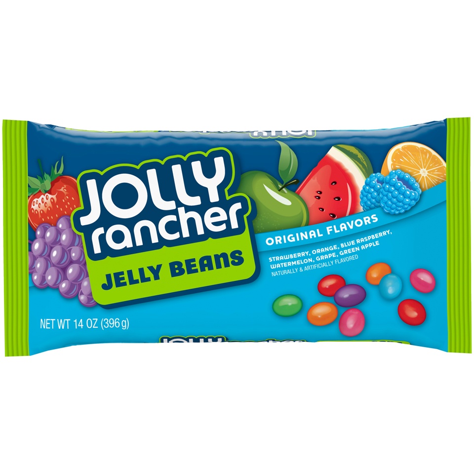 slide 1 of 1, Jolly Rancher Jelly Bean Jelly Hearts, 15 oz