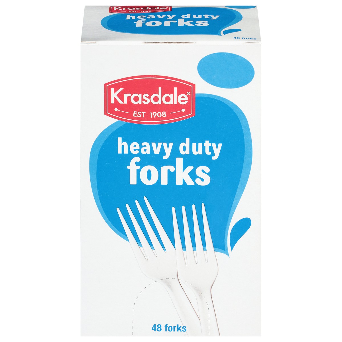 slide 1 of 13, Krasdale Heavy Duty Forks 48 ea, 48 ct