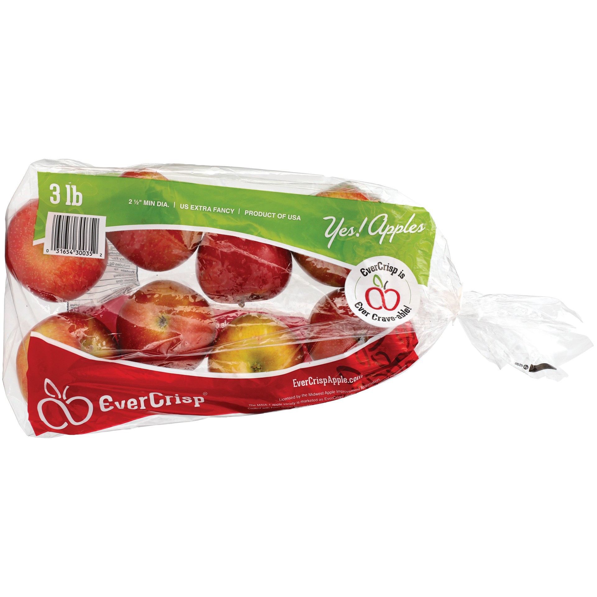 slide 1 of 1, Yes! Apples! Evercrisp Apples 3lb Bag, 3 lb