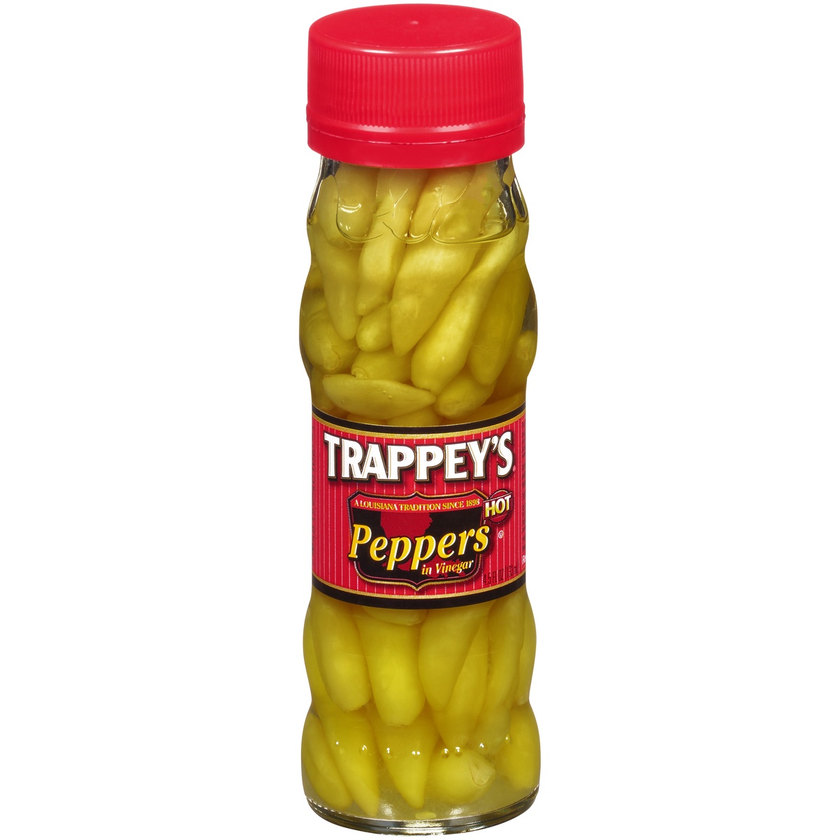 slide 1 of 6, Trappey's Hot Peppers, 4.5 oz