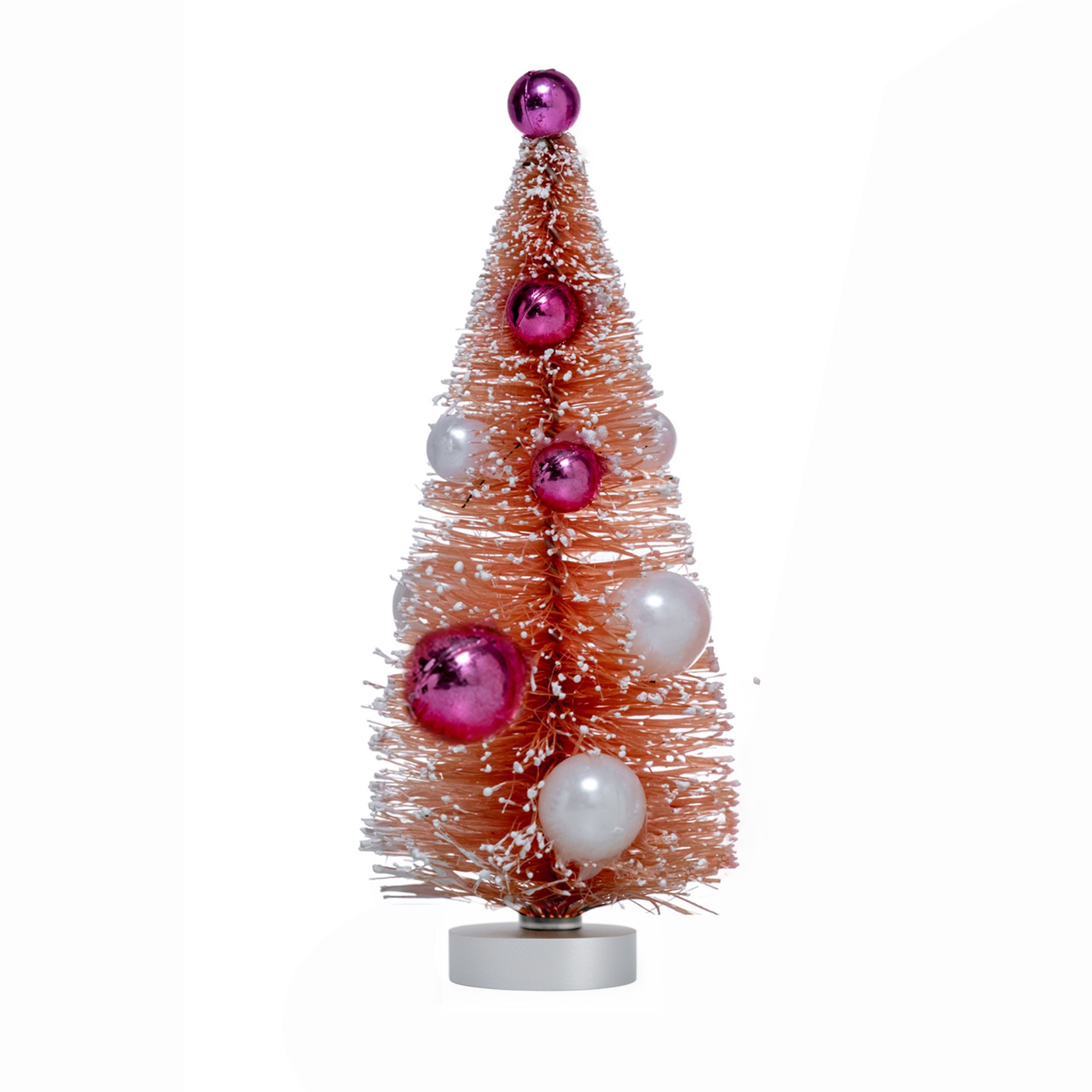 slide 2 of 2, Mini Pink & White Ornament Trees, 2ct. By Ashland, 2 ct