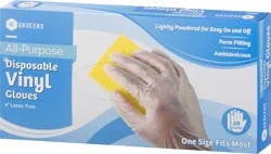 SE Grocers Gloves 50Ct All Purpose Vinyl