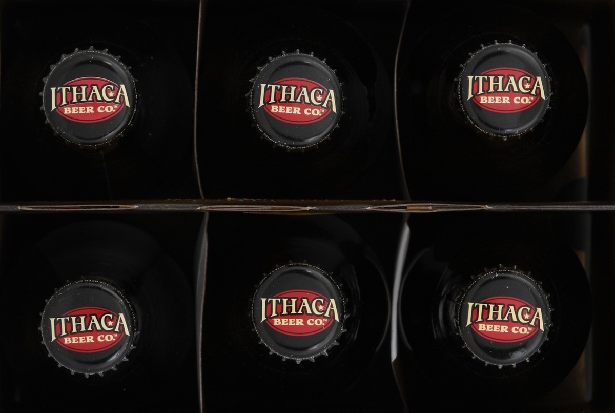 slide 3 of 4, Ithaca Cold-Crafted Apricot Wheat Beer, 6 ct; 12 fl oz