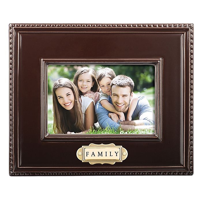 slide 1 of 1, Grasslands Road Family'' Picture Frame - Brown'', 4 in x 6 in