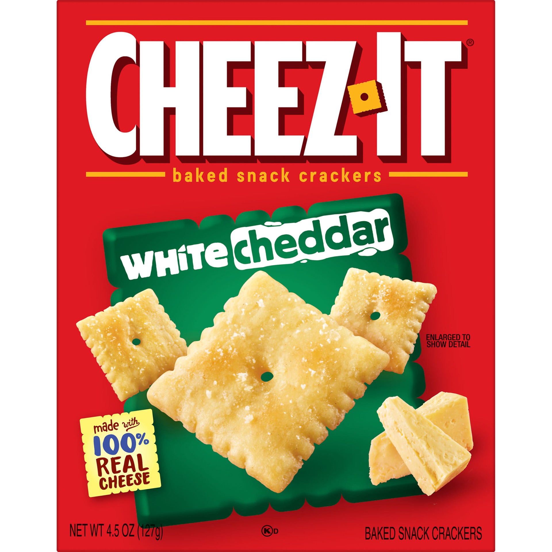 slide 1 of 5, Cheez-It Cheese Crackers, White Cheddar, 4.5 oz, 4.5 oz