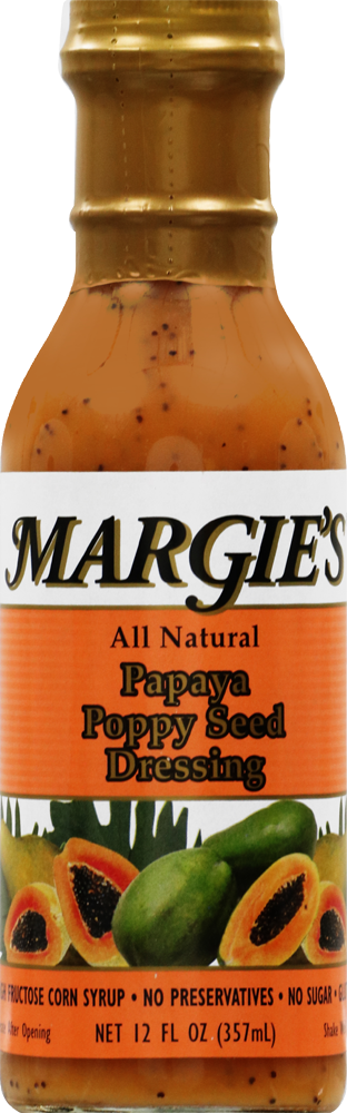 slide 1 of 1, Margie's Margies Papaya Poppy Seed Dressing, 12 fl oz