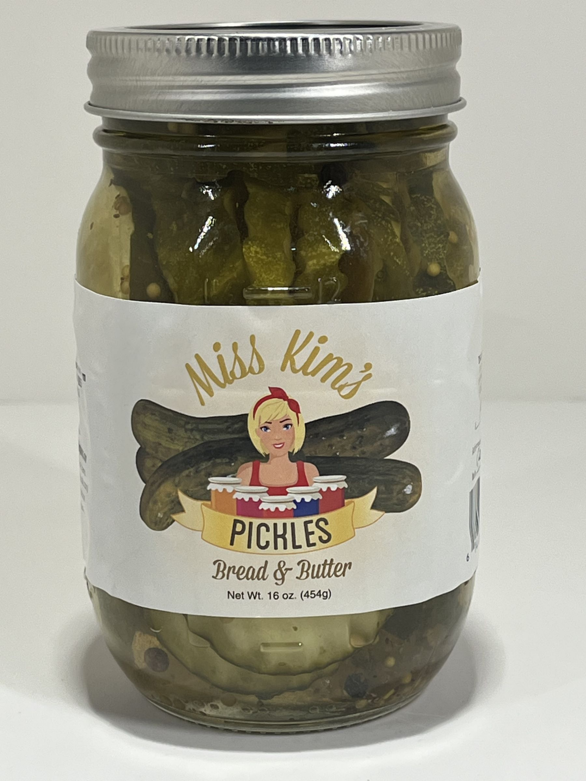 slide 1 of 1, Miss Kim's Bread and Butter Pickle, 16 oz