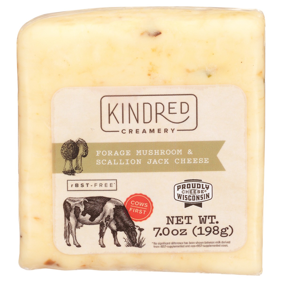 slide 6 of 12, Kindred Creamery Jack Forage Mushroom & Scallion Cheese 7.0 oz, 7 oz