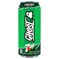 Ghost 7UP Limited Edition Energy Drink, Lemon-Lime, 16 fl oz