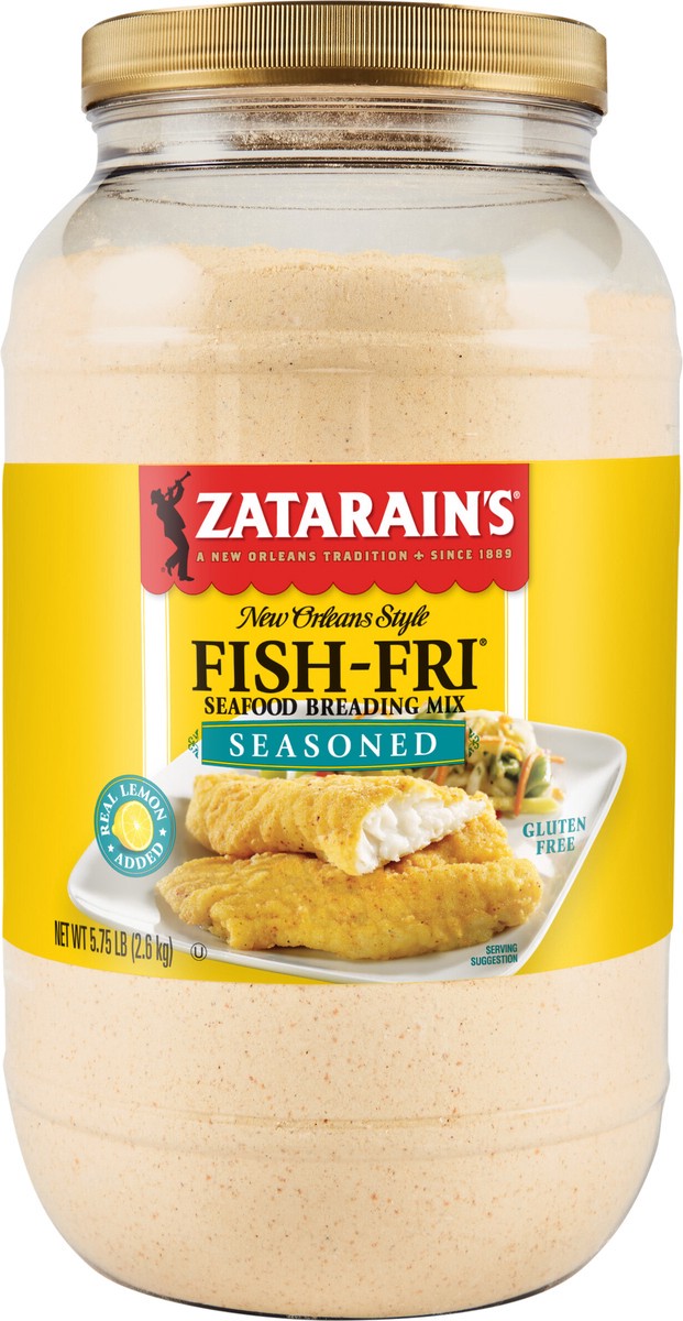slide 5 of 9, Zatarain's Fish Fry - Seasoned, 5.75 lb