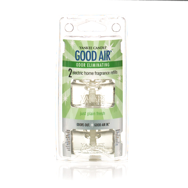 slide 1 of 1, Yankee Candle Good Air Electric Home Fragrance Refill Just Plain Fresh, 2 ct