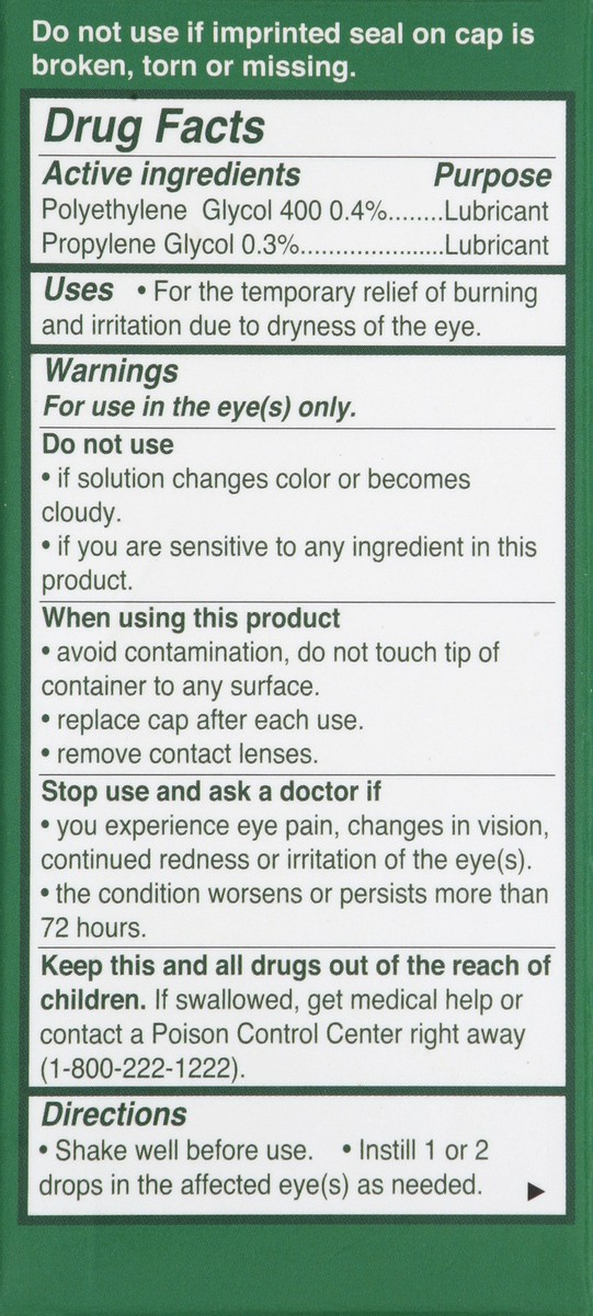 slide 5 of 5, CVS Health Lubricant Eye Drops For Irritated Eyes, 0.5 fl oz; 15 ml