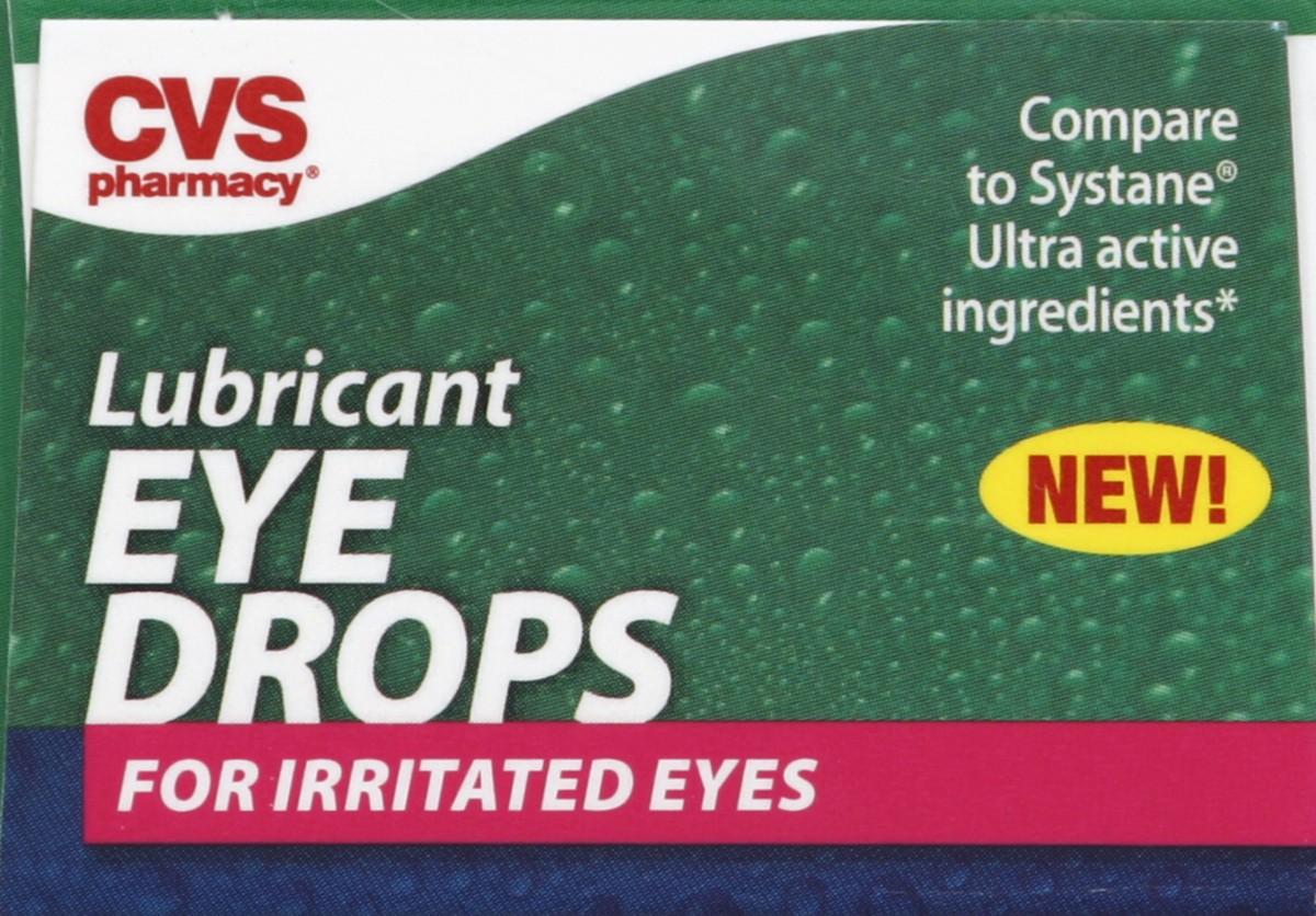 slide 3 of 5, CVS Health Lubricant Eye Drops For Irritated Eyes, 0.5 fl oz; 15 ml