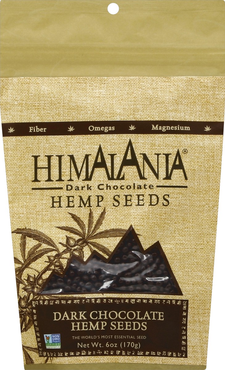 slide 2 of 2, Natierra Himalania Dark Chocolate Hemp Seeds, 6 oz