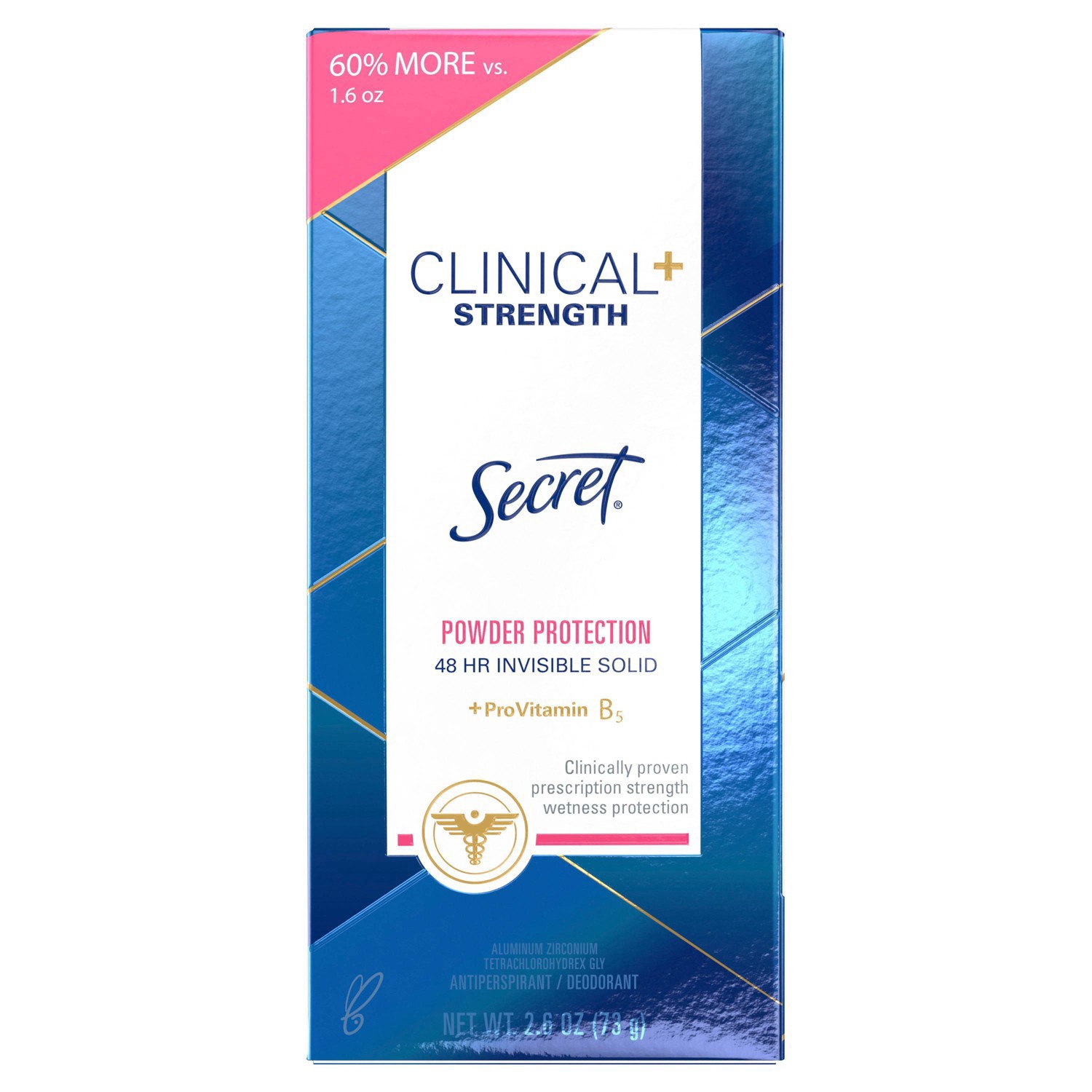 slide 20 of 23, Secret Clinical Strength Invisible Solid Antiperspirant and Deodorant for Women - Protecting Powder - 2.6oz, 2.6 oz