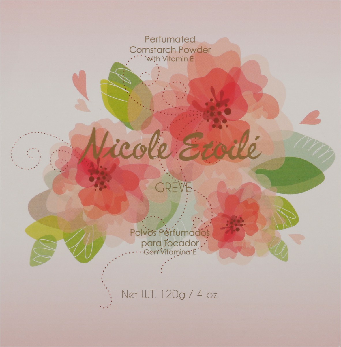 slide 9 of 12, Nicole Etoile Greve Perfumated Cornstarch Powder with Vitamin E 4 oz, 4 oz