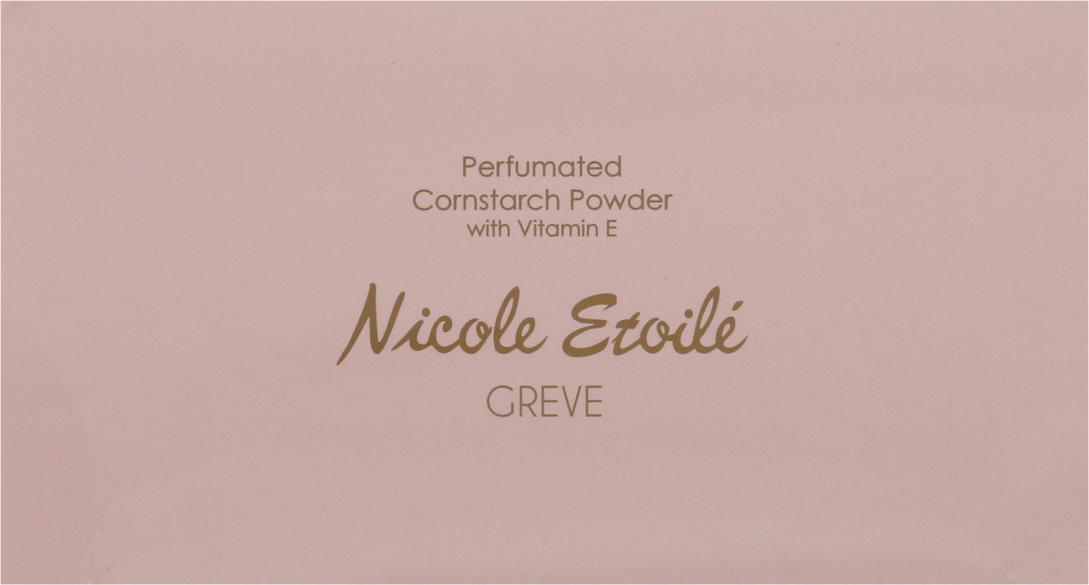 slide 5 of 12, Nicole Etoile Greve Perfumated Cornstarch Powder with Vitamin E 4 oz, 4 oz