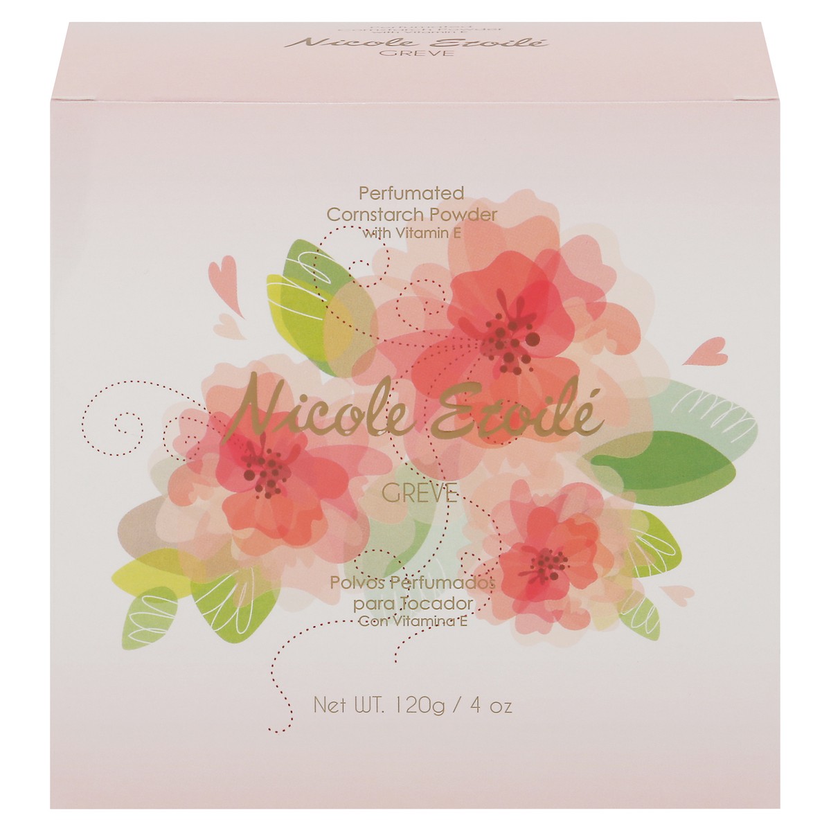 slide 12 of 12, Nicole Etoile Greve Perfumated Cornstarch Powder with Vitamin E 4 oz, 4 oz