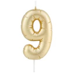Hallmark Candle Set Gold Nine Balloon