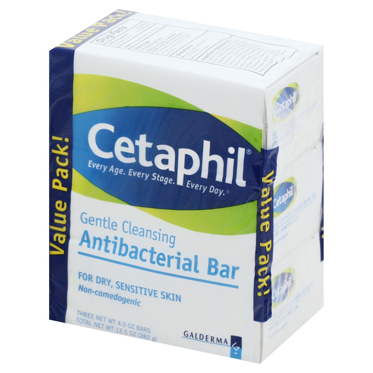 slide 7 of 10, Cetaphil Antibacterial Bar 3 ea, 3 ct