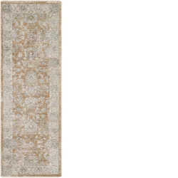 Plateau Light Brown 24" x 71" Runner Rug