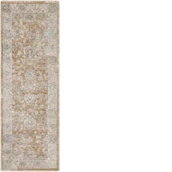Plateau Light Brown 24" x 71" Runner Rug