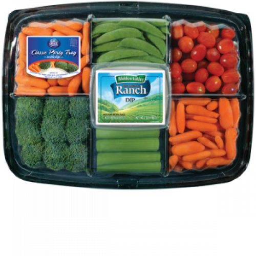 slide 1 of 1, Eat Smart Es Veggie Blend Tray With Ranc, 37 oz