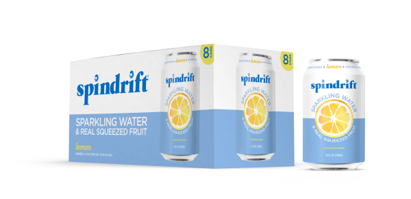 slide 8 of 16, Spindrift Lemon Sparkling Water - 8 ct; 12 fl oz, 8 ct; 12 fl oz