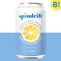 slide 6 of 16, Spindrift Lemon Sparkling Water - 8 ct; 12 fl oz, 8 ct; 12 fl oz