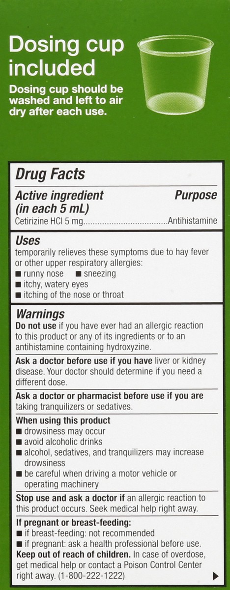 slide 2 of 12, CVS Health Children's 24Hr Allergy Relief Cetirizine Hcl Oral Antihistamine, Bubblegum, 4 Oz, 1 ct