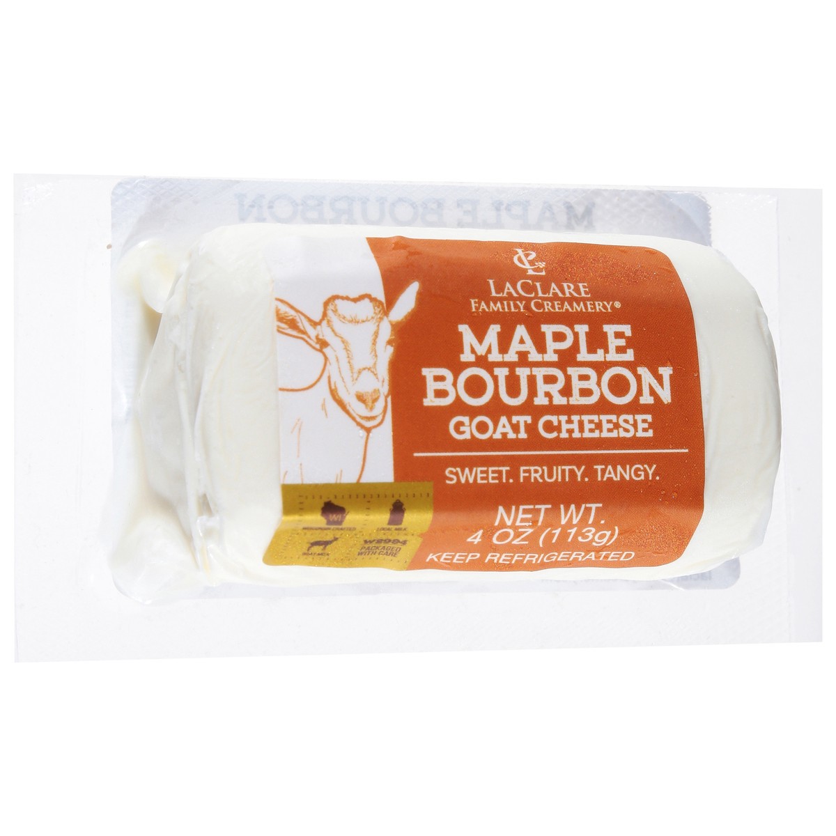 slide 13 of 13, LaClare Family Creamery Maple Bourbon Goat Cheese 4 oz, 4 oz