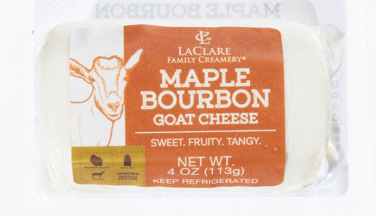 slide 12 of 13, LaClare Family Creamery Maple Bourbon Goat Cheese 4 oz, 4 oz