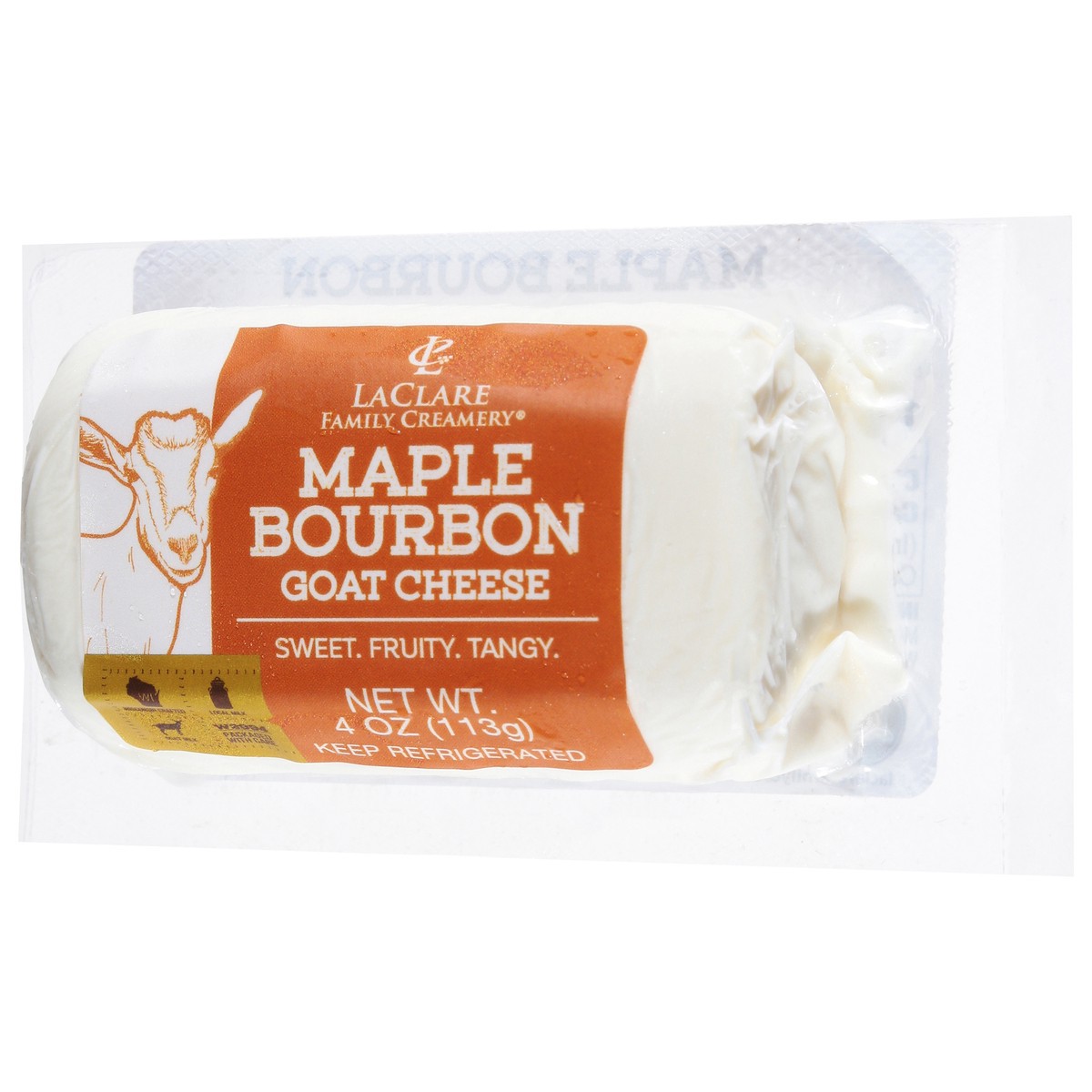 slide 5 of 13, LaClare Family Creamery Maple Bourbon Goat Cheese 4 oz, 4 oz