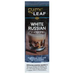 Game Leaf White Russian Cigars - 2 ea