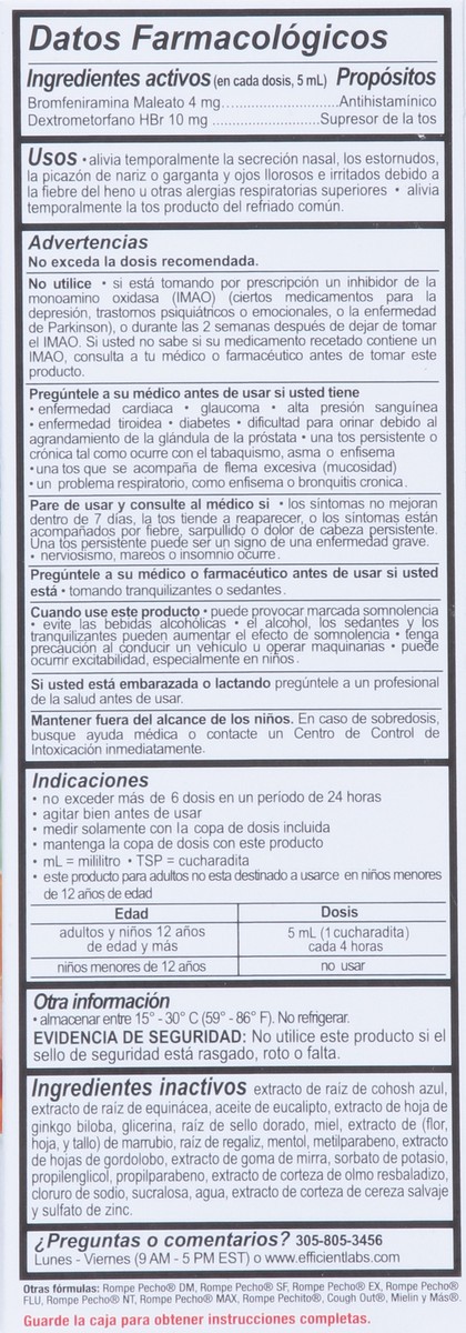 slide 14 of 14, Rompe Pecho Cold & Flu with Honey 6 fl oz, 6 fl oz